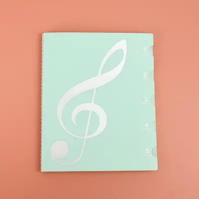 Morandi zelena sponka za note Green  10-paket