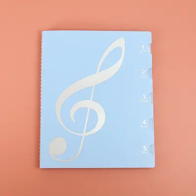 Morandi zelena sponka za note Blue  40-Paket