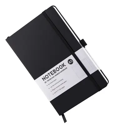 Zvezek A5 s spiralo Black