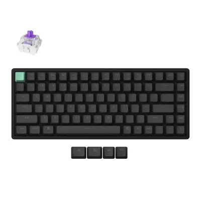 Keychron K2 HE Brezžična Magnetna Switch Tipkovnica, Gateron Double-Rail Magnetic Nebula Switch, Keycaps Shine-Through, US Layout, K2H-Q1