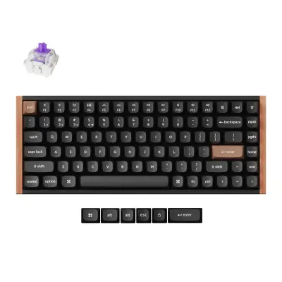 Keychron K2 HE Brezžična Magnetna Switch Tipkovnica, Gateron Double-Rail Magnetic Nebula Switch, US Layout, K2H-F1