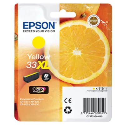 Kartuša z rumenim črnilom EPSON T3364 - C13T33644010