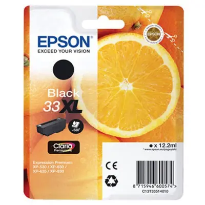 Kartuša s črnilom EPSON T3351 (33XL) črna - C13T33514022