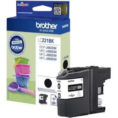 Črna kartuša BROTHER LC221BK