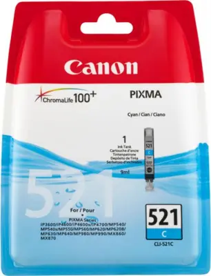 CANON KARTUŠA CLI-521C Cyan INK - 2934B009