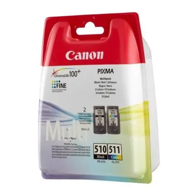CANON Ink Cartridge PG-510 Black/CL-511 Colours Multi Pack Sec - 29