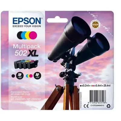 EPSON Multipack 4-barvna kartuša s črnilom 502XL - C13T02W64020