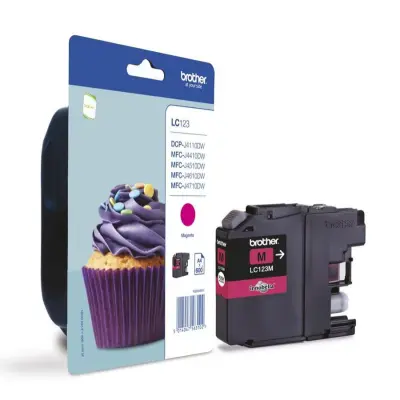 Originalna magenta kartuša Brother Lc123 - Lc123Mbp [Ml-6.6][Pag-600]
