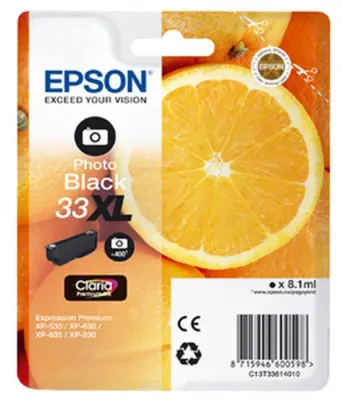 EPSON T3361 Black Photo Ink Cartridge - C13T33614010