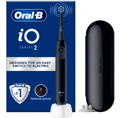 Oral-B iO2 električna črna zobna ščetka + etui