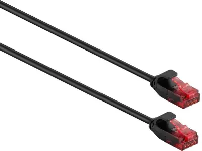 EWENT UTP Cat.6 RJ45 omrežni kabel 5m črn