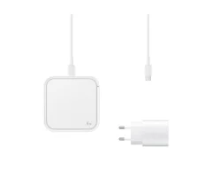 Razstavljen (odprta embalaža) - SAMSUNG 15W BREZŽIČNA POLNILNA POS.+ ADAPTER+KABEL BELA
