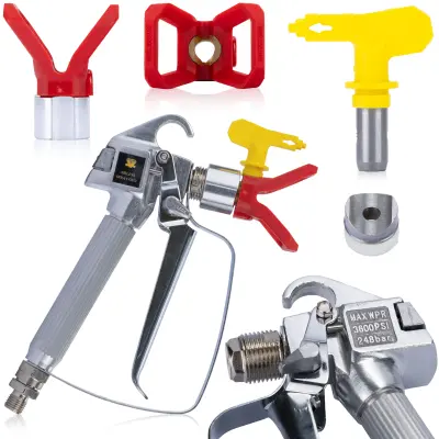 Rosfix Set Brizgalna Pištola z Glavo 517 – 248 bar, 1/4'''' in 7/8'''' Navoj, Filter, 4 l/min | Za Agregate