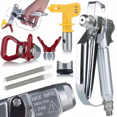 ROSFIX ULTRASPRAY PIŠTOLA ZA BARVANJE PMRUS03 Z ZAŠČITO ŠOBE+ROSFIX ULT ŠOBA ZA BARVANJE