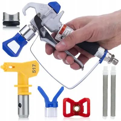 ROSFIXOVA RAZPRŠILNA PIŠTOLA S POKROVOM PM-RUS01 ULTRASPRAY+ROSFIX ULTRA SPRAY 517+2X PRSTNI FILTER BELA 60 OČES