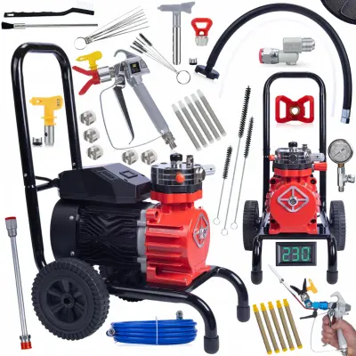 ENOTA ZA BARVANJE ROSFIX RED STRONG STORM RSS05 3500W + KOMPLET ZA ČIŠČENJE + ŠOBA 345/445/545 + REZALNIK + PRIKLJUČEK + 5X TESNILO + 5X FILTRI 60/100
