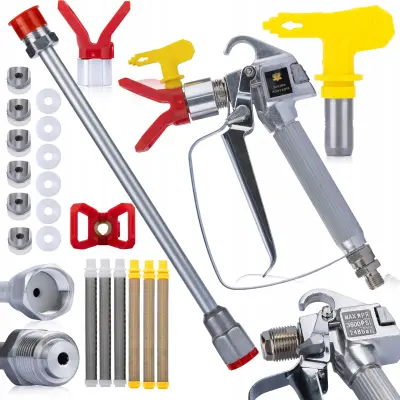 RAZPRŠILNA PIŠTOLA ZA AGREGATE S ŠOBO 517 + KOMPLET DODATNE OPREME VOL.1