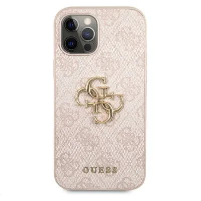 Guess, Zaš?itni ovitek za iPhone 12 Pro Max model 4G, Roza