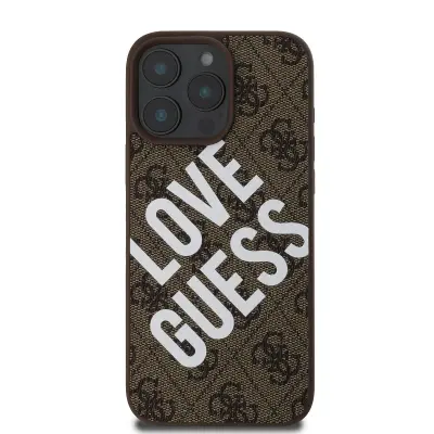 Guess, Zaš?itni ovitek za iPhone 16 Pro Max MagSafe Model 4G, Rjava