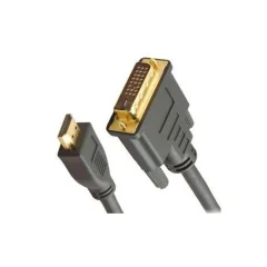 EQUIP HDMI/DVI kabel 18+1 moški/moški 3m zlata - 119323