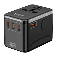 XPLORE XP1017 potovalni adapter z USB vtičnico