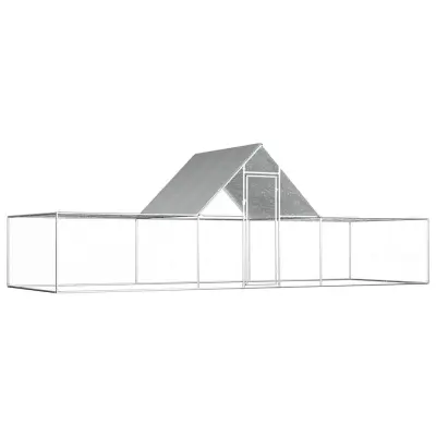 The Living Store Kokošnjak 6x2x2 m pocinkano jeklo - Kokošnjak