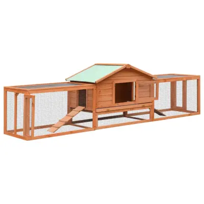 The Living Store Zaj?nik iz trdne borovine in lesa jelke 310x70x87 cm - Zaj?nik
