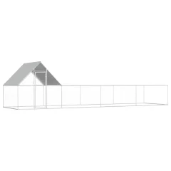 The Living Store Kokošnjak 8x2x2 m pocinkano jeklo - Kokošnjak