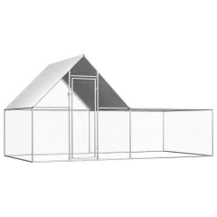 The Living Store Kokošnjak 4x2x2 m pocinkano jeklo - Kokošnjak