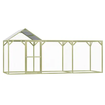 The Living Store Kokošnjak 4,5x1,5x2 m impregnirana borovina - Kokošnjak