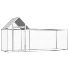 The Living Store Kokošnjak 3x1x1,5 m pocinkano jeklo - Kokošnjak