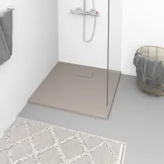 The Living Store Kad za tuš SMC rjava 90x90 cm - Kad Za Tuš