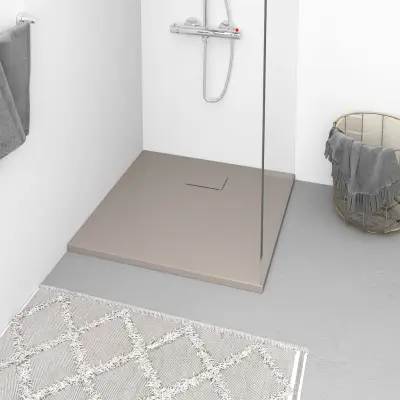 The Living Store Kad za tuš SMC rjava 90x90 cm - Kad Za Tuš