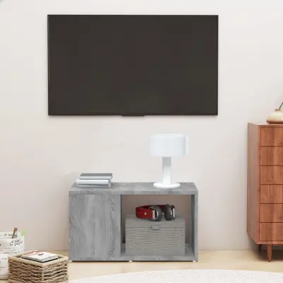 The Living Store TV omarica siva sonoma 60x24x32 cm inženirski les - TV Omarica