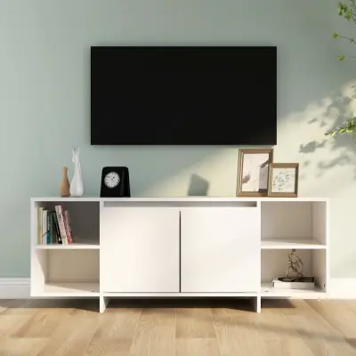 The Living Store TV omarica bela 130x35x50 cm iverna ploš?a - TV Omarica