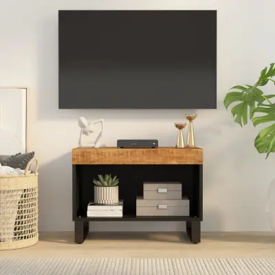 The Living Store TV omarica 60x33x43,5 cm trden mangov les - TV Omarica