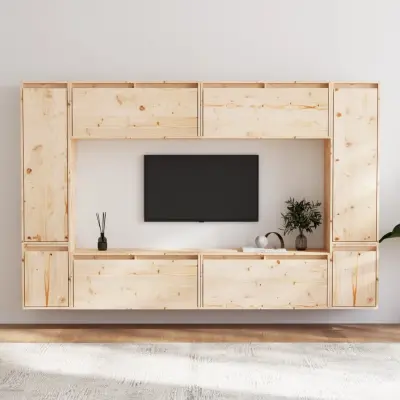The Living Store TV omarica 8 kosov trdna borovina - TV Omarica