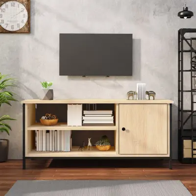 The Living Store TV omarica sonoma hrast 100x40x45 cm inženirski les - TV Omarica