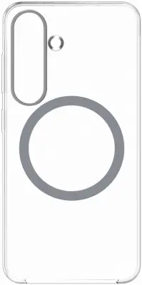 Samsung, Magnetno mehko ohišje za Samsung Galaxy S25 iz TPU, Prozorno