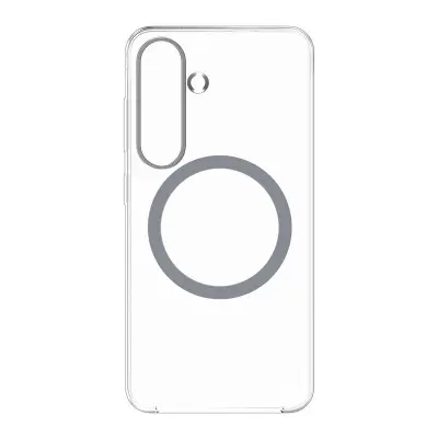 Samsung, Magnetno mehko ohišje za Samsung Galaxy S25 iz TPU, Prozorno