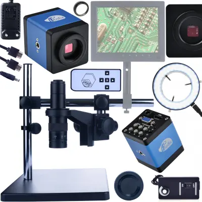 ROSFIX DIGITALNI MIKROSKOP Z NASTAVLJIVO ROKO EARTH PRO MCEP-0.5X-PZRR+ROSFIX NASTAVLJIVA 56XLED MIKROSKOPSKA SVETILKA+MIKROSKOPSKA KAMERA DRACO BLUE