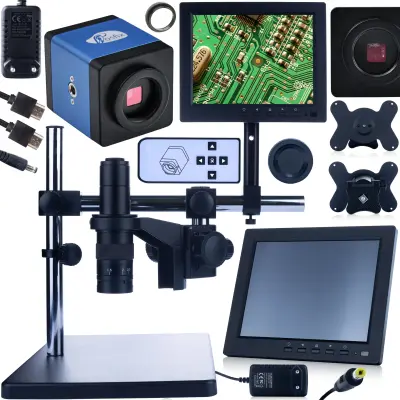 ROSFIX DIGITALNI MIKROSKOP Z NASTAVLJIVO ROKO EARTH PRO MCEP-0.5X-PZRR + 8-PALČNI ZASLON+ DRŽALO ZA DIGITALNI MIKROSKOP+ KAMERA DRACO BLUE