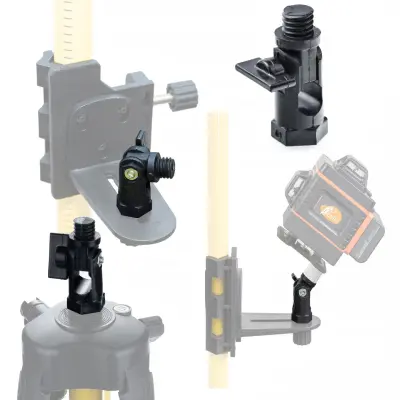 Rosfix Adapter Orange Eye – Nastavljiv Nosilec za Lasersko Nivelirko | 5/8'''' Navoj, Univerzalna Združljivost