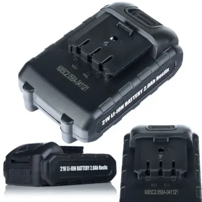 Rosfix Baterija Animal – Li-Ion 2 Ah, 21 V za Električno Orodje | 115,7×74,8×32,65 mm, 24 mm Kontakt