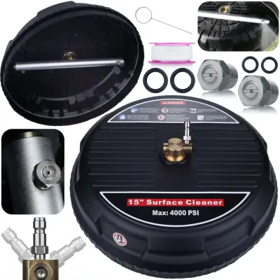 Rosfix Set T-Racer 15'''' Krtača za Tlak – 1/4'''' Hitri Priključek, 160 Bar, 450–650 l/h, 38 cm, Inox Dysi