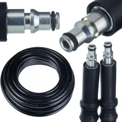 Rosfix Nadomestni Del za Visokotlačni Čistilnik AR Blue Clean/Michelin/Makita – Cev 5 m, 200 Bar, Click Connect