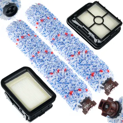 Rosfix Nadomestni Del za Sesalnik Bissell CrossWave – 2x HEPA Filter, 2x Krtača iz Mikrofibre | 99,95% Filtracija