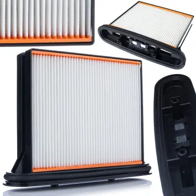 Rosfix Filter za Industrijski Sesalnik – Zmyvljiv, Poliester, 25,7×18,6×5 cm | Za Bosch, Metabo, Starmix