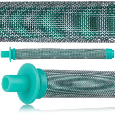 Rosfix Filter Palčni 30 Mesh Zeleni – Za Agregat za Barvanje | 100 mm x 10,8 mm, Kovina in Plastika