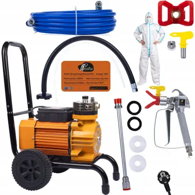 Rosfix Agregat malarski Rosfix Strong Blue Storm SBS03 3500W 22MPA 18L/min + 2x uszczelka + Kombinezon